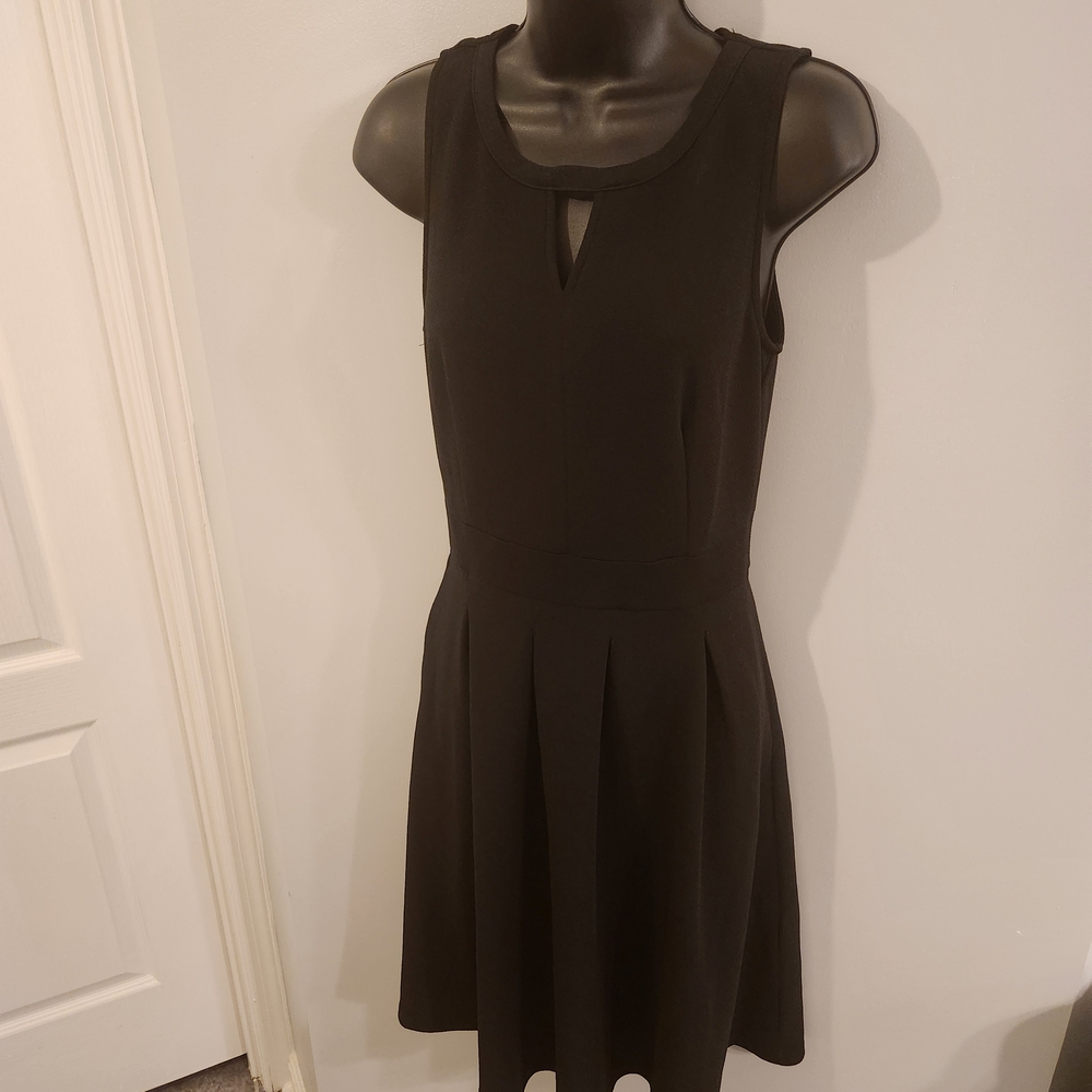 Chic Black Sleeveless Mini Dress